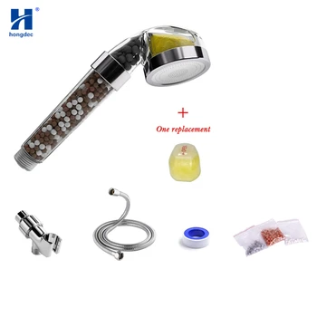 Hongdec High Pressure Saving Water Vitamin C Shower water filter hand held shower set
Hongdec High Pressure Saving Water Vitamin C Shower water filter hand held shower set