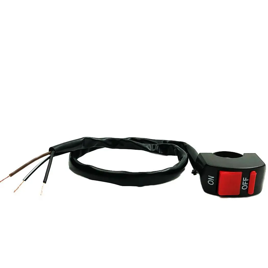 General Bike Motorcycle Handlebar Flameout ON DC12V/10A Cars, Motorcycle, E-Bike OFF Button Black Red Switch
General Bike Motorcycle Handlebar Flameout ON DC12V/10A Cars, Motorcycle, E-Bike OFF Button Black Red Switch