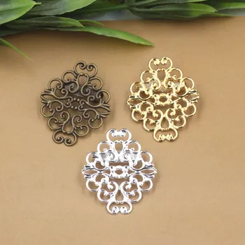 Retro Brooch Bases Pin Back 37*30mm Filigree Flower Pad Brooches Pins Settings Blanks Findings DIY Jewelry Making Multi-color
Retro Brooch Bases Pin Back 37*30mm Filigree Flower Pad Brooches Pins Settings Blanks Findings DIY Jewelry Making Multi-color