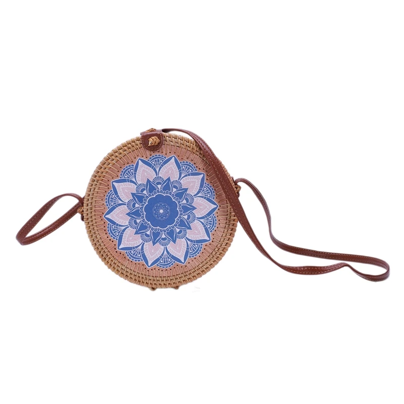 Round Rattan Crossbody Bag,Straw Boho Bag For Women Purse Handmade Clutch Woven Shoulder Bag
Round Rattan Crossbody Bag,Straw Boho Bag For Women Purse Handmade Clutch Woven Shoulder Bag