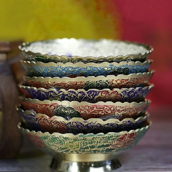Buddha Compote Bowl Tibetan Buddhist Supplies Brass Bowl Metal Fruit Tray Plate Dish Disc Buddhist Temple Decoration 1pc
Buddha Compote Bowl Tibetan Buddhist Supplies Brass Bowl Metal Fruit Tray Plate Dish Disc Buddhist Temple Decoration 1pc