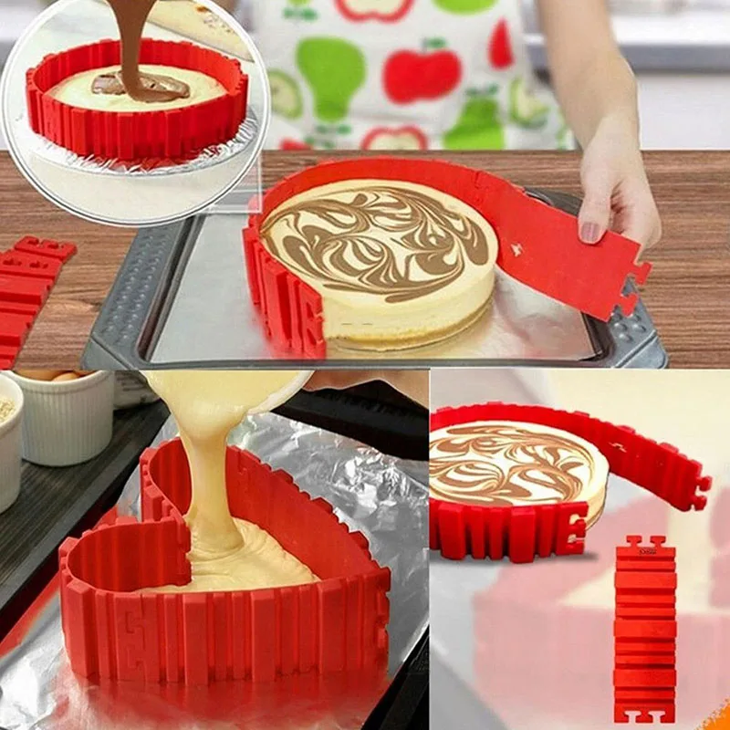 4 PCS Cake Tools Bake Snake DIY Silicone Cake Mold DIY Baking Silicone Heart - Shaped Cake Mold Gift Baking Utensils
4 PCS Cake Tools Bake Snake DIY Silicone Cake Mold DIY Baking Silicone Heart - Shaped Cake Mold Gift Baking Utensils
