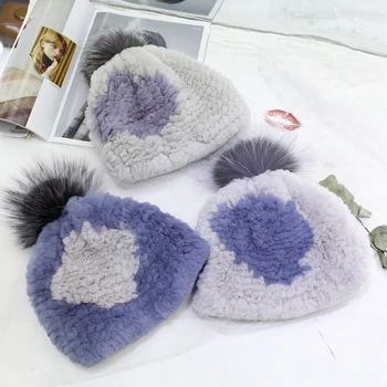 Glaforny 2018 Super warm rex rabbit fur hat new brand cap with fox fur pom pom knitted rabbit hats
Glaforny 2018 Super warm rex rabbit fur hat new brand cap with fox fur pom pom knitted rabbit hats