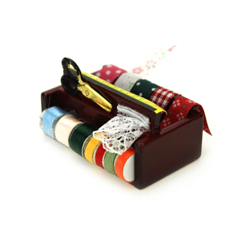 1/12 Dollhouse Miniature Accessories Mini Sewing Tools Set Simulation Scissors Tailor Ruler Cloth Model Toy for Doll House Decor
1/12 Dollhouse Miniature Accessories Mini Sewing Tools Set Simulation Scissors Tailor Ruler Cloth Model Toy for Doll House Decor