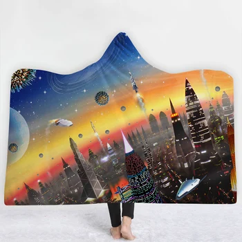 3D Blanket New Arrival 3D Printing Blankets Future City Technology Hooded Blanket Warm Winter Adult Blanket Wearable
3D Blanket New Arrival 3D Printing Blankets Future City Technology Hooded Blanket Warm Winter Adult Blanket Wearable