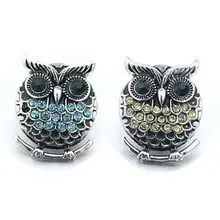 Wholesale metal Rhinestone Snap Buttons W092 owl Alloy Diy Jewelry fit 18mm Snap button Necklaces/Bracelets for women
Wholesale metal Rhinestone Snap Buttons W092 owl Alloy Diy Jewelry fit 18mm Snap button Necklaces/Bracelets for women