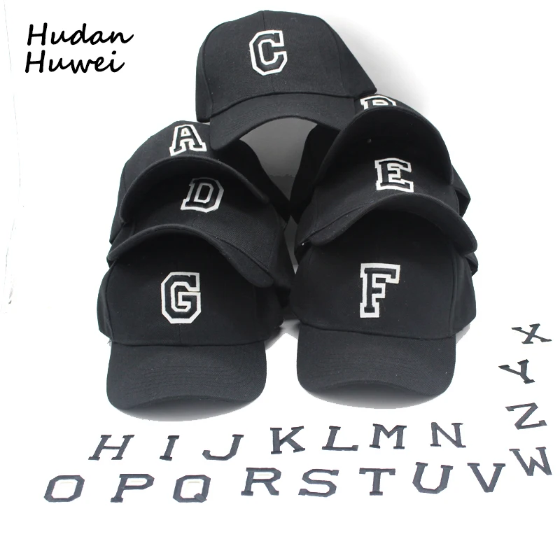 26 Letters Custom Logo Men Women Black Baseball Caps Fashion Unisex Summer Sunhat Travel Sun Cap Snapback Gorras Sports Caps
26 Letters Custom Logo Men Women Black Baseball Caps Fashion Unisex Summer Sunhat Travel Sun Cap Snapback Gorras Sports Caps