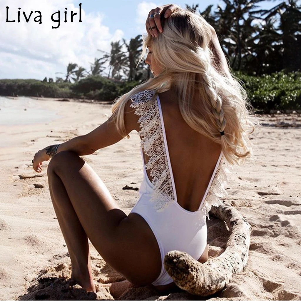 Liva girl Ladies lace One-Piece Suits 2019 Push-Up Backless Swimsuit hot Bathing Suit Wear Female Beachwear Monokini Swimsuit
Liva girl Ladies lace One-Piece Suits 2019 Push-Up Backless Swimsuit hot Bathing Suit Wear Female Beachwear Monokini Swimsuit