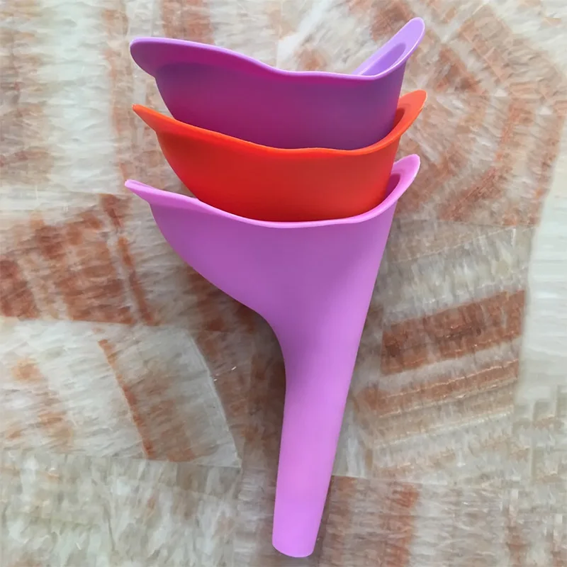 Portable Stand Up & Pee Women Urinal Soft Silicone Urination Device for Outdoor Camping Travel Sadoun.com