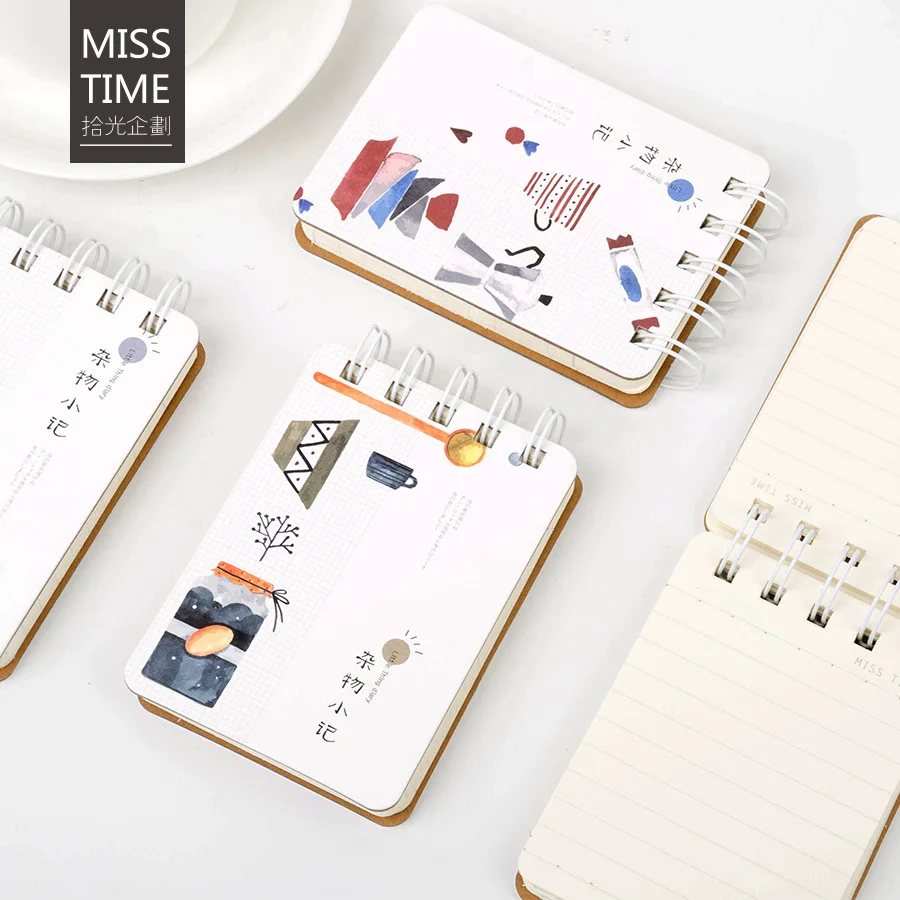 Creative Korean Real Life Series Kawaii A7 Mini Coil Notepad Cute Notebook Cartoon Note Book Small School Supplies For Kids
Creative Korean Real Life Series Kawaii A7 Mini Coil Notepad Cute Notebook Cartoon Note Book Small School Supplies For Kids