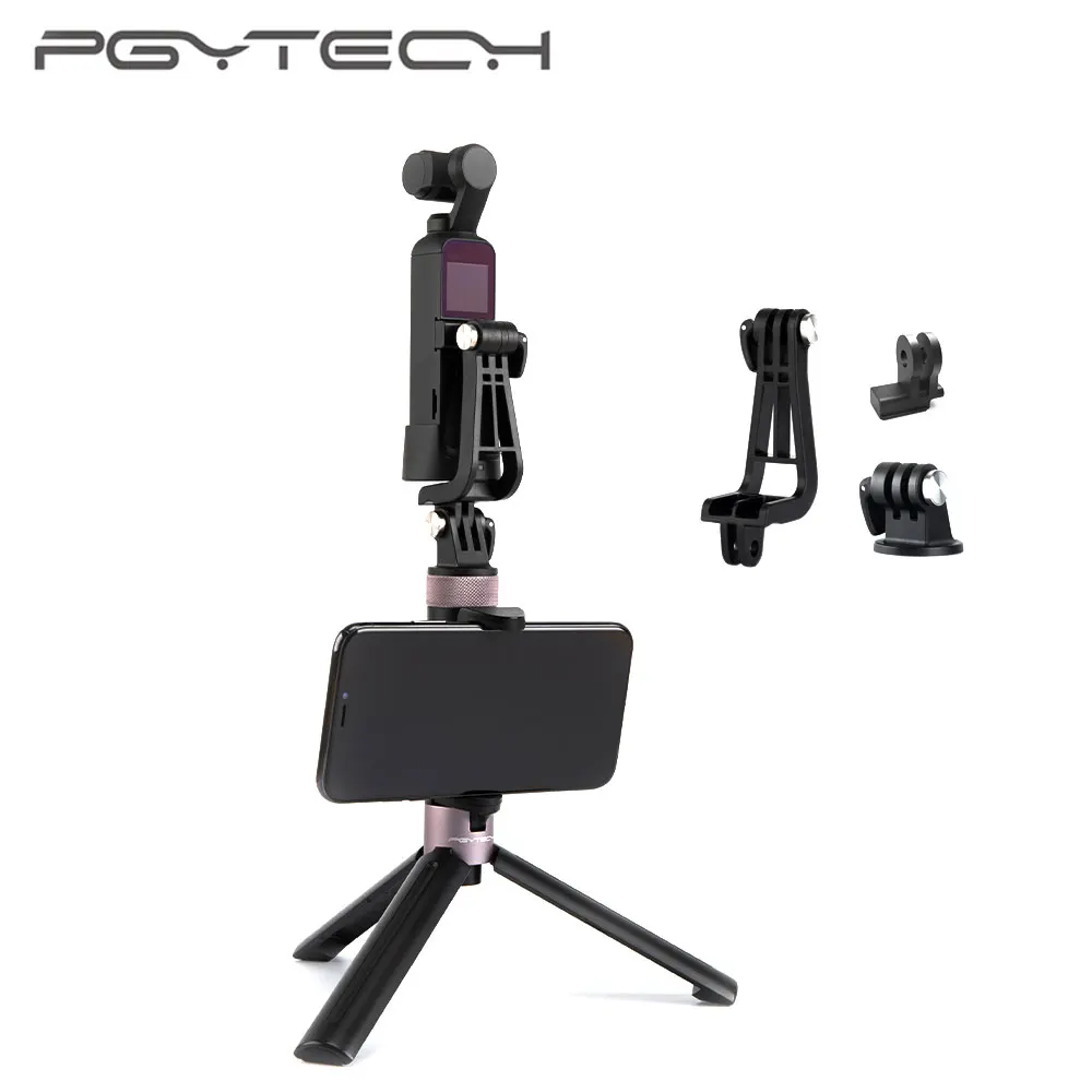 PGYTECH OSMO Pocket Universal Mount Kit Action Camera L Bracket+/Universal Mount to 1/4 /Data Port to Universal Mount
PGYTECH OSMO Pocket Universal Mount Kit Action Camera L Bracket+/Universal Mount to 1/4 /Data Port to Universal Mount