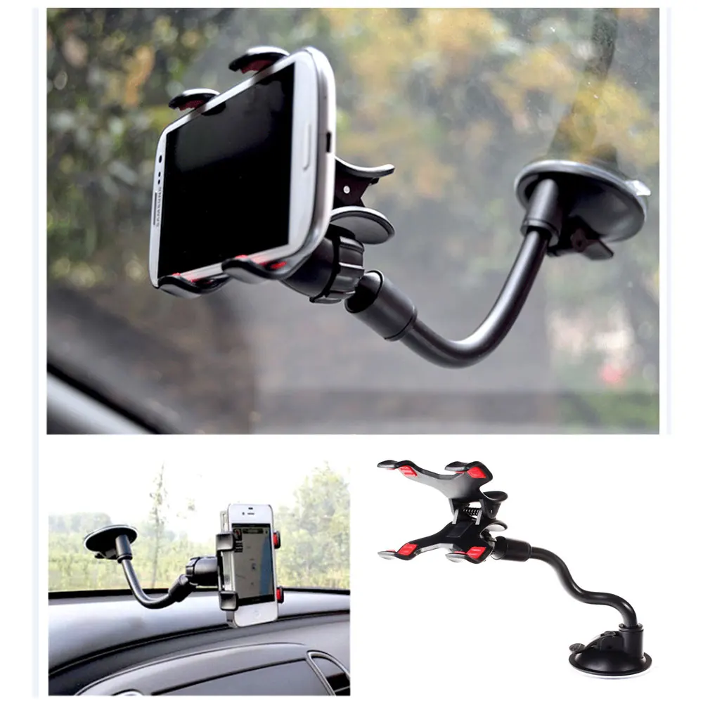 Long Arm Windshield Dashboard Holder Cell Phone Car Mount Holder Navigation Vehicle Phone Clamp Mount with Strong Suction Cup
Long Arm Windshield Dashboard Holder Cell Phone Car Mount Holder Navigation Vehicle Phone Clamp Mount with Strong Suction Cup