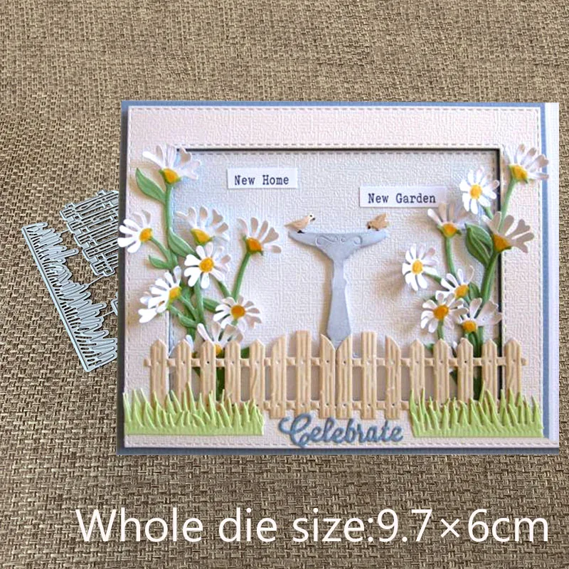 New Design Craft Metal Cutting Dies cut die new Fence lawn decoration Scrapbooking Album DIY Paper Card Craft Embossing Die Cuts
New Design Craft Metal Cutting Dies cut die new Fence lawn decoration Scrapbooking Album DIY Paper Card Craft Embossing Die Cuts