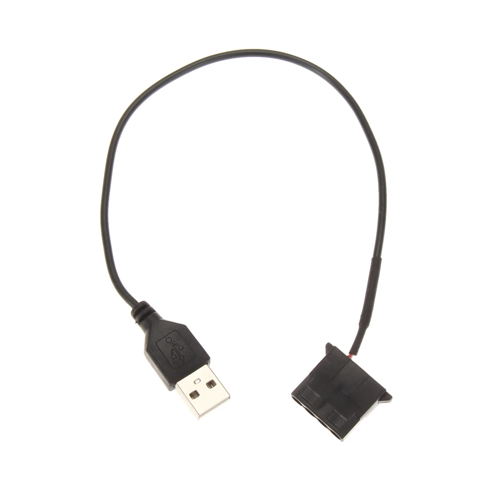 USB to 4 pin PC Quite Computer Case Fan 1 Feet Cable Adapter Cord 12v 4Pin Female to 5V USB 2.0 Male USB Adapter Cable
USB to 4 pin PC Quite Computer Case Fan 1 Feet Cable Adapter Cord 12v 4Pin Female to 5V USB 2.0 Male USB Adapter Cable