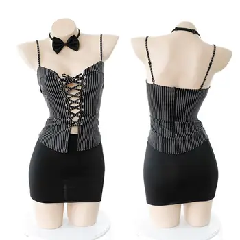 Women Sexy Lacing Elastic Secretary Uniform Set Role Play Lingerie Costume
Women Sexy Lacing Elastic Secretary Uniform Set Role Play Lingerie Costume