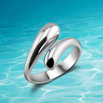 Free shipping, 925 sterling silver ring, classic and simple water drop ring. Women fashion accessories
Free shipping, 925 sterling silver ring, classic and simple water drop ring. Women fashion accessories