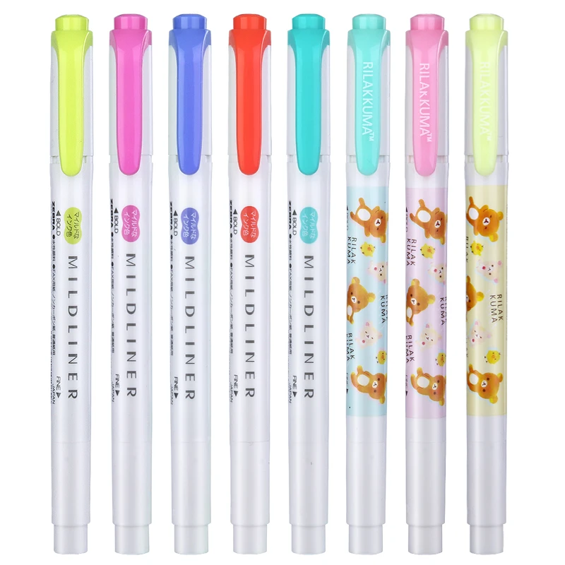 Limited Zebra WKT7 Cute Double Head Fluorescent Pen Japanese Mild Liner Highlighters Kawaii Color Marker Pen School Stationery
Limited Zebra WKT7 Cute Double Head Fluorescent Pen Japanese Mild Liner Highlighters Kawaii Color Marker Pen School Stationery