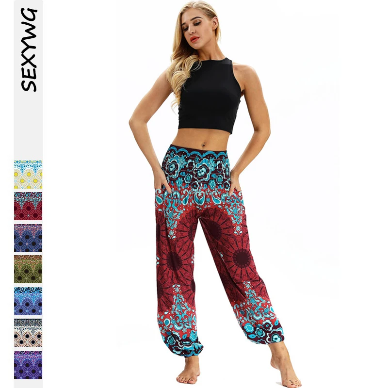 SEXYWG Yoga Pants Pantalon Women Casual Loose Hippy High Waist Sport Yoga Trouser Baggy Boho Aladdin Jumpsuit Harem Pant Bloomer
SEXYWG Yoga Pants Pantalon Women Casual Loose Hippy High Waist Sport Yoga Trouser Baggy Boho Aladdin Jumpsuit Harem Pant Bloomer