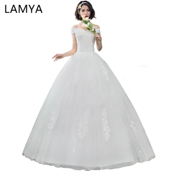 Applique Boat Neck Wed Dress Off Shoulder Bridal Gown Lace Flowers Vintage Plus Size Robe De Mariee wedding dress ball gown
Applique Boat Neck Wed Dress Off Shoulder Bridal Gown Lace Flowers Vintage Plus Size Robe De Mariee wedding dress ball gown