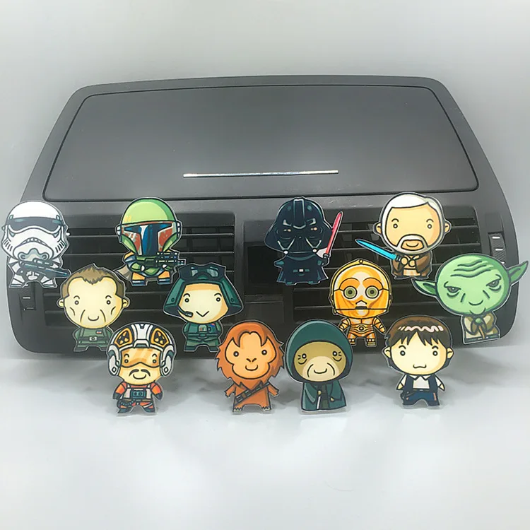 1PC Cartoon Air Freshener Car Perfume Vent Outlet Clip Deadpool Star Wars Marvel Style Auto Solid Fragrance Air Conditioner
1PC Cartoon Air Freshener Car Perfume Vent Outlet Clip Deadpool Star Wars Marvel Style Auto Solid Fragrance Air Conditioner