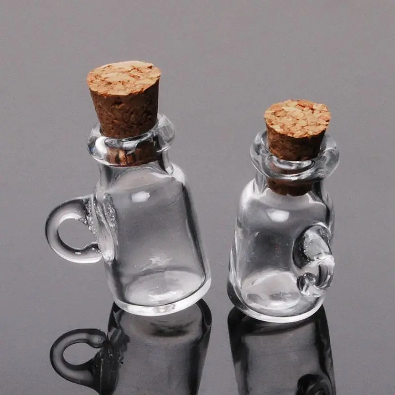 Popular 10PCS Mini Clear Glass Bubble Bottles Vials Jars Containers with Handle and Corks, 22*16mm - 10018059
Popular 10PCS Mini Clear Glass Bubble Bottles Vials Jars Containers with Handle and Corks, 22*16mm - 10018059