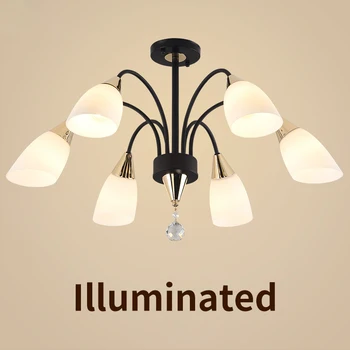 6 Lights Nordic Retro Iron Hanging Lamp E27 Modern Creative Glass Lampshade Ceiling Light For Living Room Bedroom Lighting CL238
6 Lights Nordic Retro Iron Hanging Lamp E27 Modern Creative Glass Lampshade Ceiling Light For Living Room Bedroom Lighting CL238