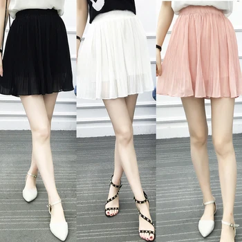 Half-Length Skirt Lightweight High-Waist School Short Work Charming Chiffon Dress Women Party
Half-Length Skirt Lightweight High-Waist School Short Work Charming Chiffon Dress Women Party