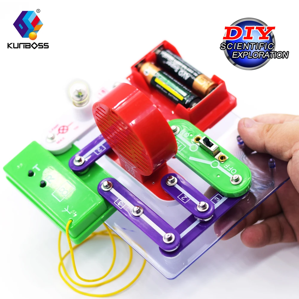 2018 hot sell w-39 STEM Physics Science Lab Basic Circuit Learning Kit Electricity and Magnetism Experiment Electronics for Kids 
2018 hot sell w-39 STEM Physics Science Lab Basic Circuit Learning Kit Electricity and Magnetism Experiment Electronics for Kids