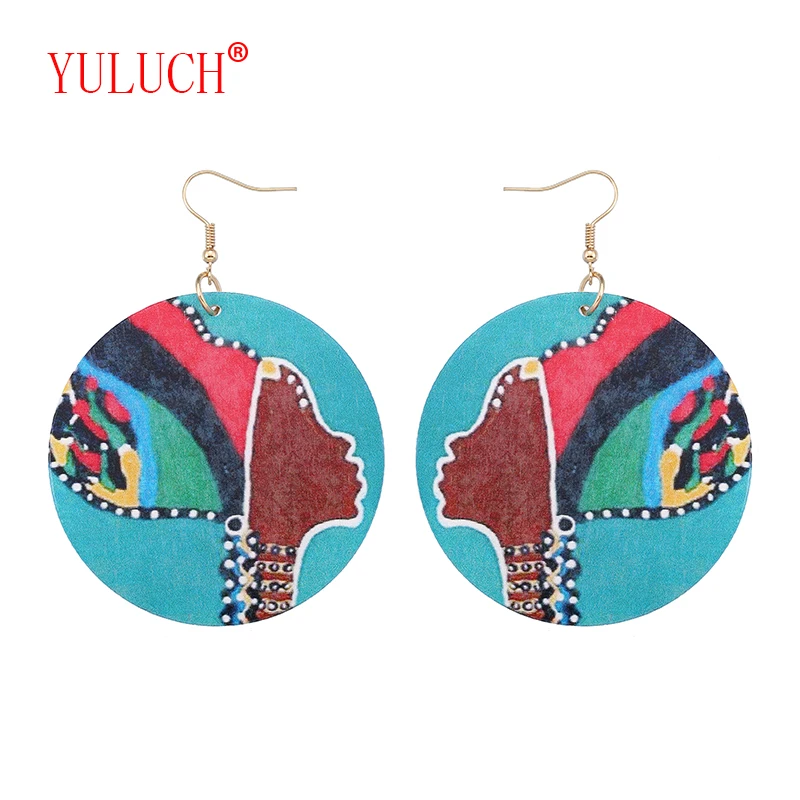 YULUCH Natural Painted Africa Map Personality Trend Girls National Avatar Wooden Jewelry Pendant Fashion Women Party Gifts
YULUCH Natural Painted Africa Map Personality Trend Girls National Avatar Wooden Jewelry Pendant Fashion Women Party Gifts