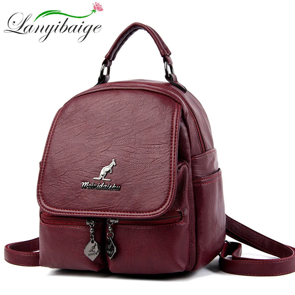 3 IN 1 Women Leather Backpacks Casual Female Shoulder Bag Sac a Dos Travel Ladies Zipper Bagpack Mochilas School Bags For Girls
3 IN 1 Women Leather Backpacks Casual Female Shoulder Bag Sac a Dos Travel Ladies Zipper Bagpack Mochilas School Bags For Girls