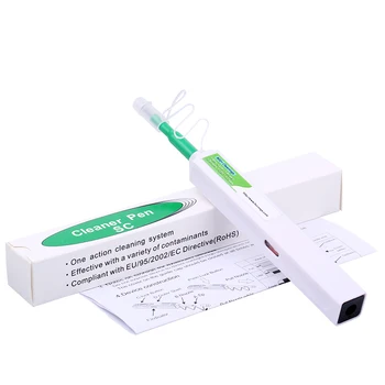 10pcs/lot Fiber Connector Cleaner 800 times One-Click Fiber Optic Cleaner Pen for SC ST FC 2.5mm Adapters
10pcs/lot Fiber Connector Cleaner 800 times One-Click Fiber Optic Cleaner Pen for SC ST FC 2.5mm Adapters