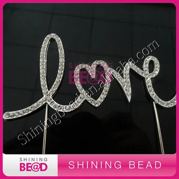 Free Shipping! 30pcs,Love Shape Rhinestone Cake Topper Wedding LOVE Cake Topper
Free Shipping! 30pcs,Love Shape Rhinestone Cake Topper Wedding LOVE Cake Topper