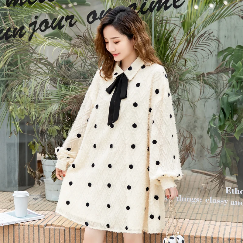 2019 New Arrive Spring Maternity Dress Woman Cute Dot Large Size Dresses Pregnant Woman Spring Clothing MD-00545
2019 New Arrive Spring Maternity Dress Woman Cute Dot Large Size Dresses Pregnant Woman Spring Clothing MD-00545