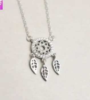 S925 Sterling Silver Dream Catcher Necklace Feather Pendant Clavicle Chain Female Silver Jewelry Art Modern Tide Dreamcatcher
S925 Sterling Silver Dream Catcher Necklace Feather Pendant Clavicle Chain Female Silver Jewelry Art Modern Tide Dreamcatcher