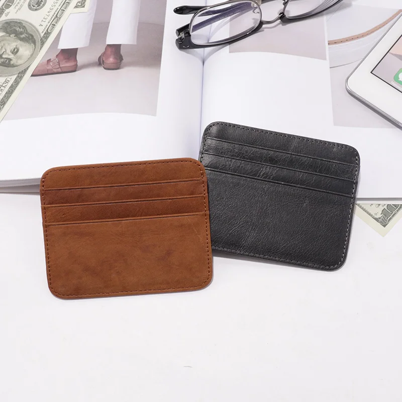 2019 Vintage card Wallets Solid credit card Holder fashion design genuine leather good quality unisex
2019 Vintage card Wallets Solid credit card Holder fashion design genuine leather good quality unisex