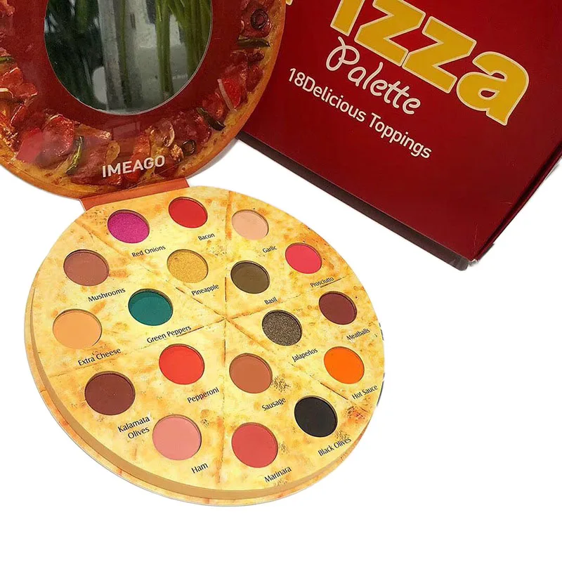 Personality Pizza 18 Color Scrub Shimmer Eyeshadow Palette Smoky Makeup Pigment Eye Shadow Powder Long Lasting Waterproof
Personality Pizza 18 Color Scrub Shimmer Eyeshadow Palette Smoky Makeup Pigment Eye Shadow Powder Long Lasting Waterproof