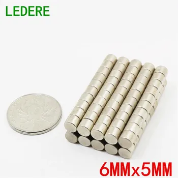 LEDERE 100pcs 6mm x 5mm magnet 6x5 N35 super strong rare earth neodymium magnet 6mm*5mm small fridge 6*5 magnets
LEDERE 100pcs 6mm x 5mm magnet 6x5 N35 super strong rare earth neodymium magnet 6mm*5mm small fridge 6*5 magnets