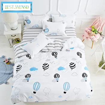 Hot Air Balloon king queen Single size or bedding set kids Cotton bedcloth bed cover +bed sheet+pillowcase Refreshing ensemble
Hot Air Balloon king queen Single size or bedding set kids Cotton bedcloth bed cover +bed sheet+pillowcase Refreshing ensemble