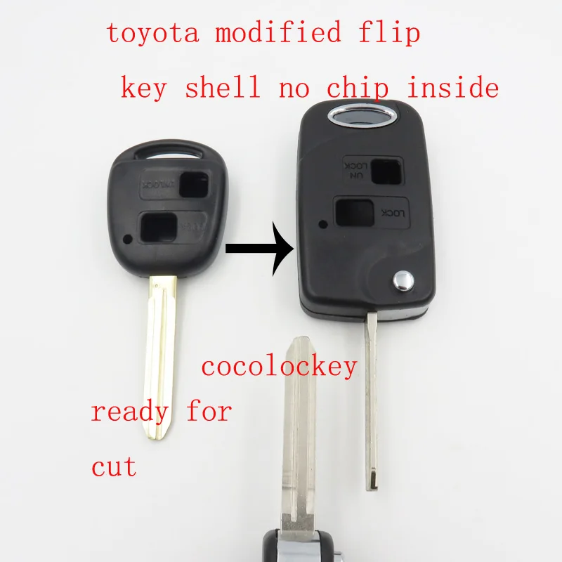 Cocolockey modified key shell for TOYOTA 2 BUTTON CASE Rav4 Corolla Camry Echo Prado Celica Tarago AUTO REPLACEMENT PART NO LOGO
Cocolockey modified key shell for TOYOTA 2 BUTTON CASE Rav4 Corolla Camry Echo Prado Celica Tarago AUTO REPLACEMENT PART NO LOGO