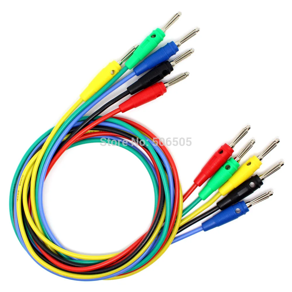 14AWG Color Silicone Banana cable 4mm Banana Male To Male Plug connector For Power Supply Load tester cable 50cm 10Pcs/lot
14AWG Color Silicone Banana cable 4mm Banana Male To Male Plug connector For Power Supply Load tester cable 50cm 10Pcs/lot