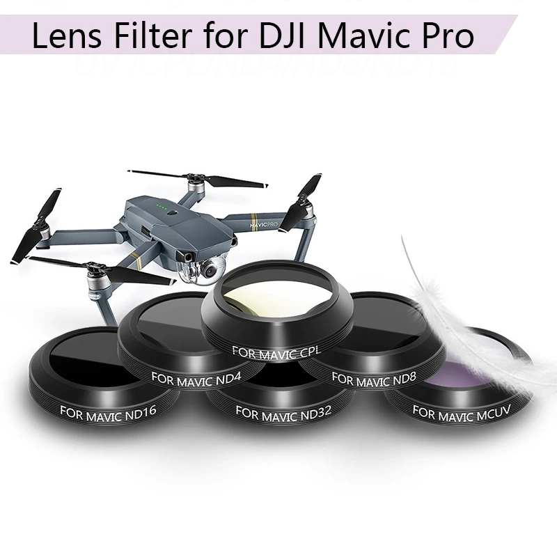 UV ND8 ND16 cpl Lens Filter for DJI Mavic Pro Platinum Drone Accessories,Multi Layer Coating Filter,Light weight Filter
UV ND8 ND16 cpl Lens Filter for DJI Mavic Pro Platinum Drone Accessories,Multi Layer Coating Filter,Light weight Filter