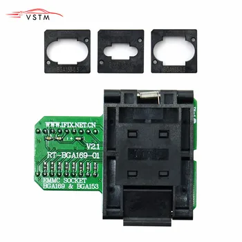 RT-BGA169-01 BGA169 / BGA153 EMMC Adapter V2.1 With 3pcs BGA bounding box For RT809H
RT-BGA169-01 BGA169 / BGA153 EMMC Adapter V2.1 With 3pcs BGA bounding box For RT809H