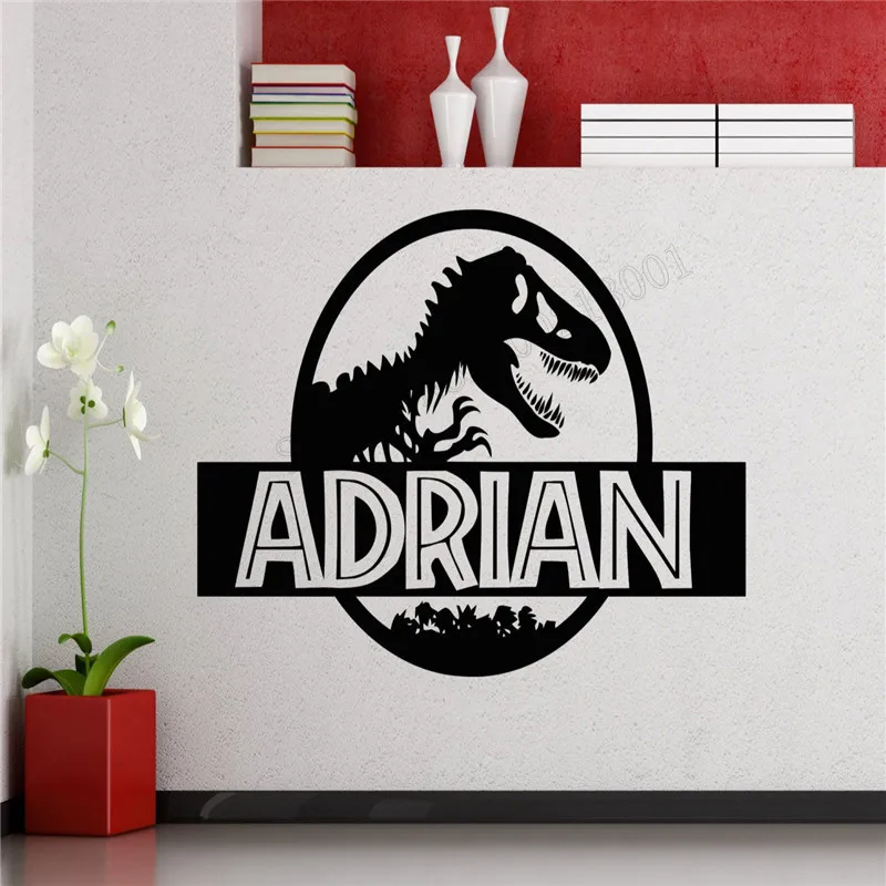 Wall Decoration Dinosaur Custom name Boys Room Sticker Vinyl Removable Poster Design Kids Bedroom Mural Interior Decal LY360
Wall Decoration Dinosaur Custom name Boys Room Sticker Vinyl Removable Poster Design Kids Bedroom Mural Interior Decal LY360