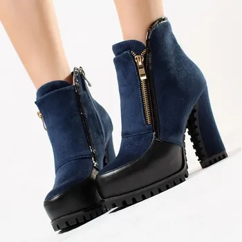 WETKISS 2019 Thick High Heels Ankle Boots For Women Zip Metal Sexy Boots Winter Autumn Shoes High Thick heels Platform Boots
WETKISS 2019 Thick High Heels Ankle Boots For Women Zip Metal Sexy Boots Winter Autumn Shoes High Thick heels Platform Boots