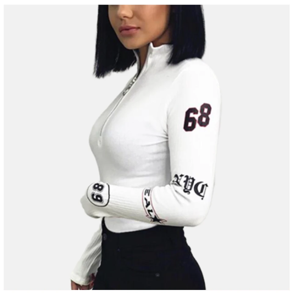 Sexy Turtleneck Black Bodysuit Goth Letter Women Tirhts High Cut Zipper Zip Bodysuit Thong Bodycon Long Sleeve Gothic Bodysuit
Sexy Turtleneck Black Bodysuit Goth Letter Women Tirhts High Cut Zipper Zip Bodysuit Thong Bodycon Long Sleeve Gothic Bodysuit
