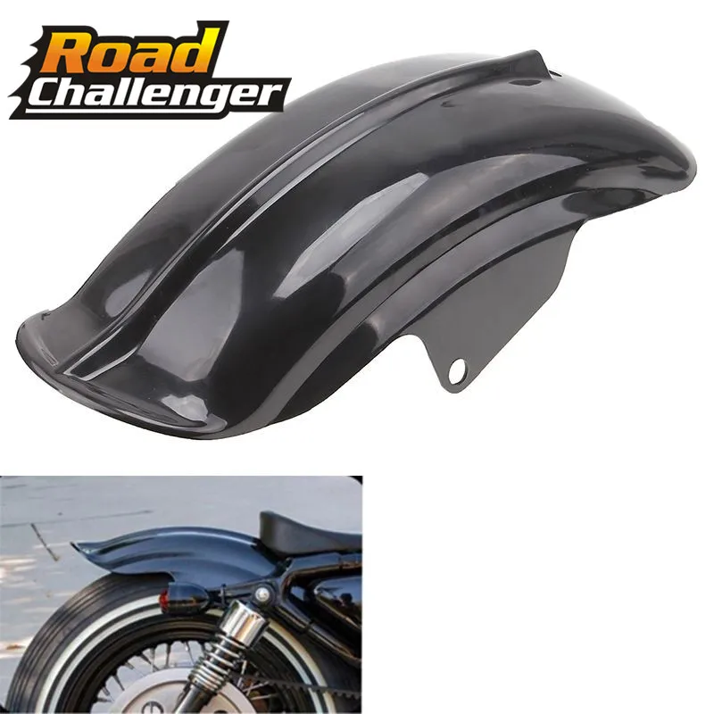 

for Harley Sportster Solo Bobber Chopper Cafe Racer 883 883R 1200 1994 - 2003 Black Plastic Motorcycle Rear Mudguard Fender