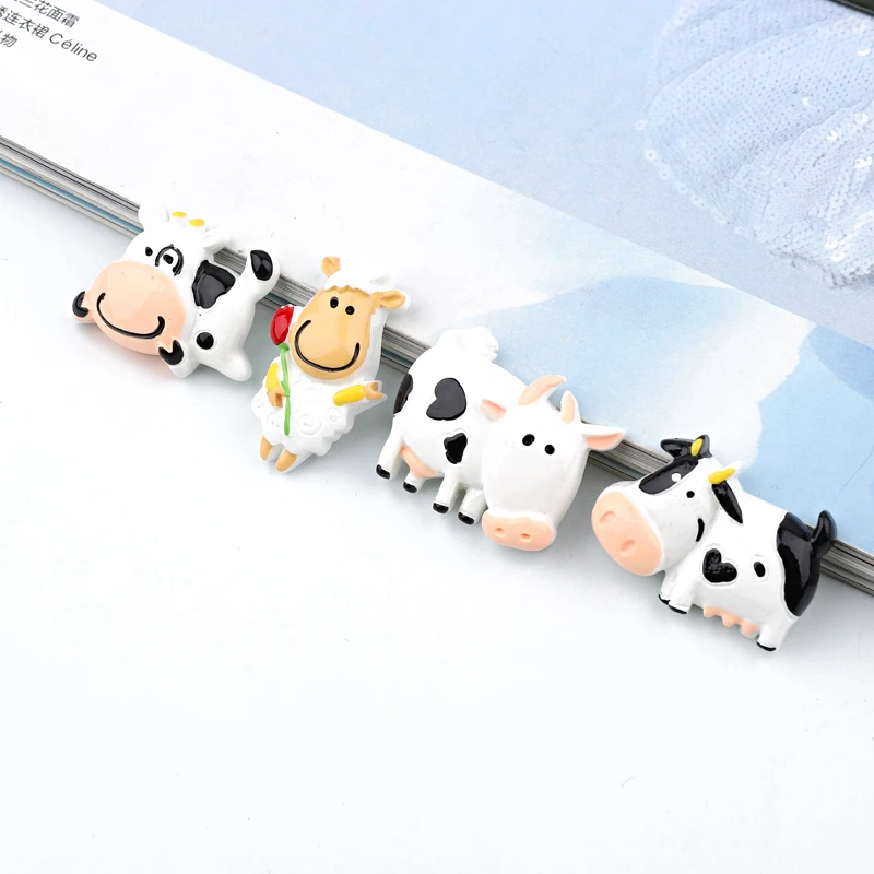 5pcs DIY Super Cute Sheep Cow Resin Brooch Patch Bead Findings Kid Toy Button Handcrafts Cabochon Jewelry Patches Charm Making
5pcs DIY Super Cute Sheep Cow Resin Brooch Patch Bead Findings Kid Toy Button Handcrafts Cabochon Jewelry Patches Charm Making