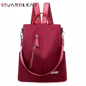 Fashion Women Zipper Backpack Casual Soft Oxford Leather Bagback Ladies Designer Multifunctional School Bag for Teenager Girls
Fashion Women Zipper Backpack Casual Soft Oxford Leather Bagback Ladies Designer Multifunctional School Bag for Teenager Girls