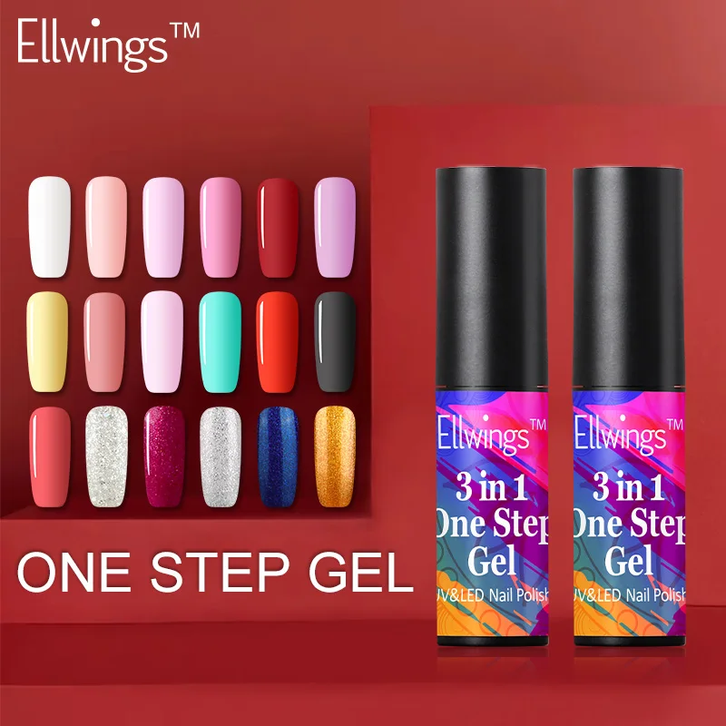 Ellwings 3 In 1 One Step UV Nail Gel Semi Permanent Soak Off Gel Nail Polish No Need Top Base Coat Lucky Colors Gel Vernis
Ellwings 3 In 1 One Step UV Nail Gel Semi Permanent Soak Off Gel Nail Polish No Need Top Base Coat Lucky Colors Gel Vernis