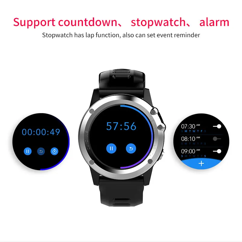 Luxury Smart Watch men Android 4.4 Waterproof 1.39